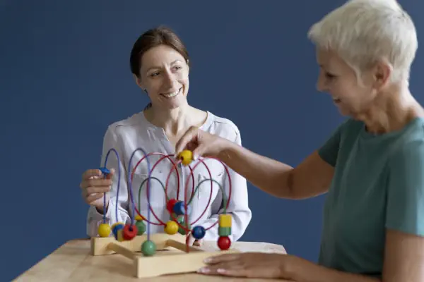Koordinationstherapie mit Patientin